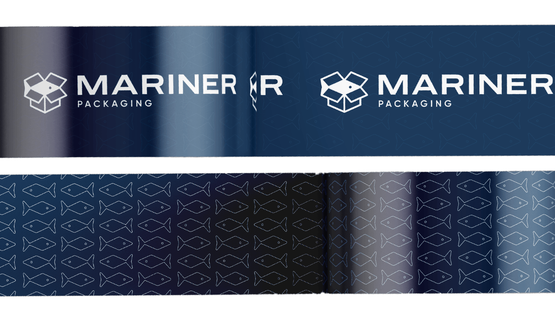 mariner packaging tape - personalised packaging - bespoke designs