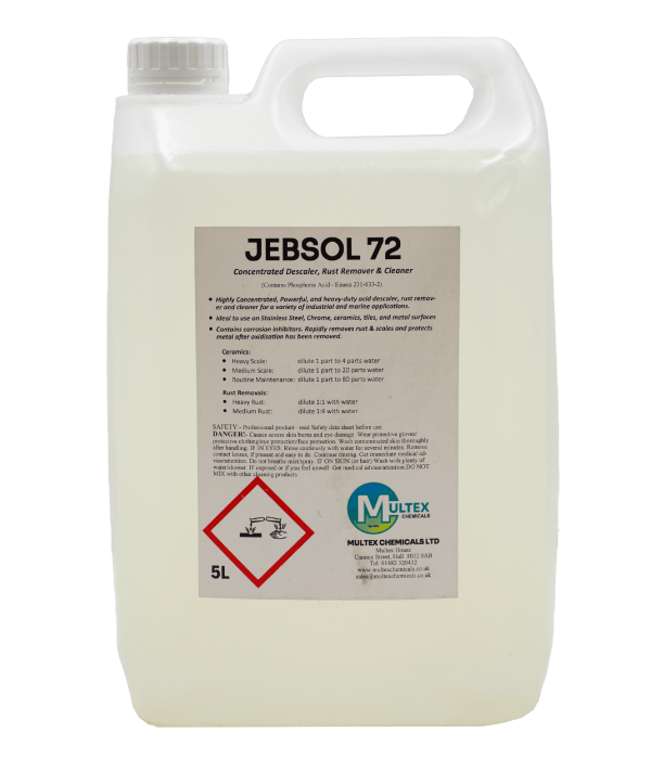 Jebsol 72 Stainless Steel Cleaner Jebsol 72 Stainless Steel Cleaner